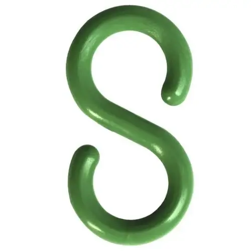 Green 2 Inch S-Hook - pack of 10 Green 2 Inch S-Hook - pack of 10