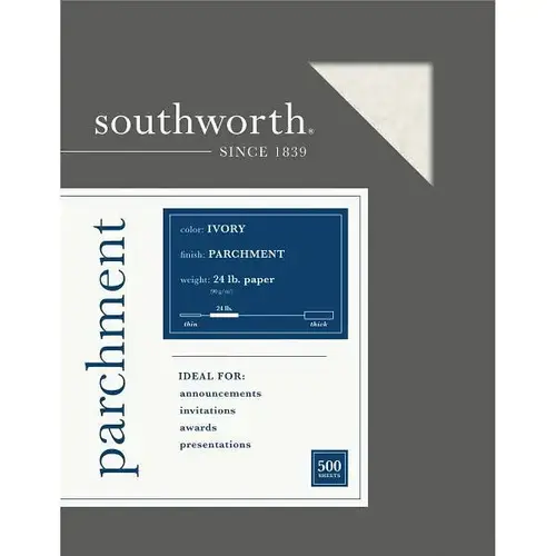 Parchment Specialty Paper 8.5"X11" Ivory - pack of 500 Parchment Specialty Paper 8.5"X11" Ivory - pack of 500