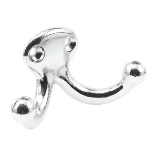 Double Wardrobe Hanger, Cast Al, Pol Nickel - pack of 2 Double Wardrobe Hanger, Cast Al, Pol Nickel - pack of 2