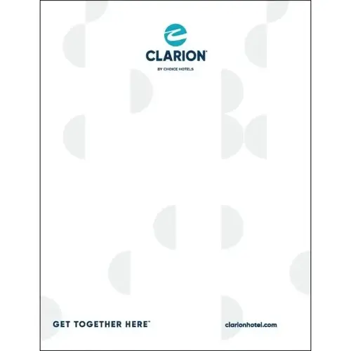 Memo Pads For Clarion Hotels - pack of 1000 Memo Pads For Clarion Hotels - pack of 1000