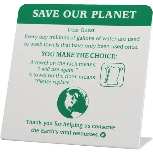 Save Our Planet Towels Easel - pack of 50 Save Our Planet Towels Easel - pack of 50