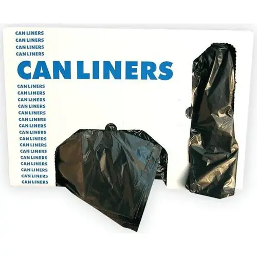 60 Gal. 38 In. X 58 In. 1.5 Mil. Black Trash Bags - pack of 100 60 Gal. 38 In. X 58 In. 1.5 Mil. Black Trash Bags - pack of 100