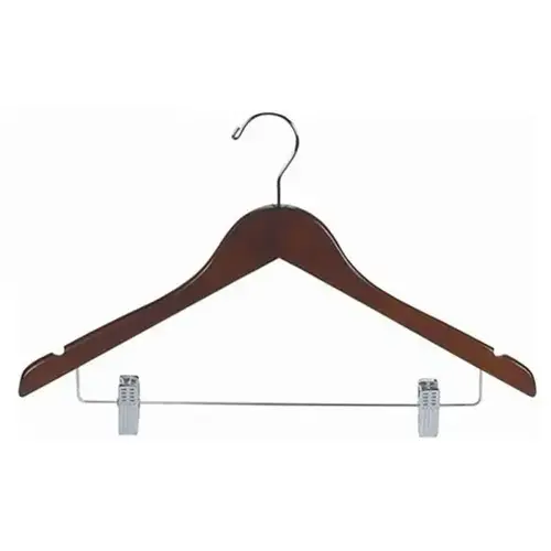 Women'S Wood Hangers, 100 Per Case - pack of 100 Women'S Wood Hangers, 100 Per Case - pack of 100
