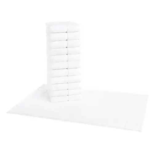 Classic Bath Mat Cam 20x30 7 Lbs/Dozen White - pack of 60 Classic Bath Mat Cam 20x30 7 Lbs/Dozen White - pack of 60