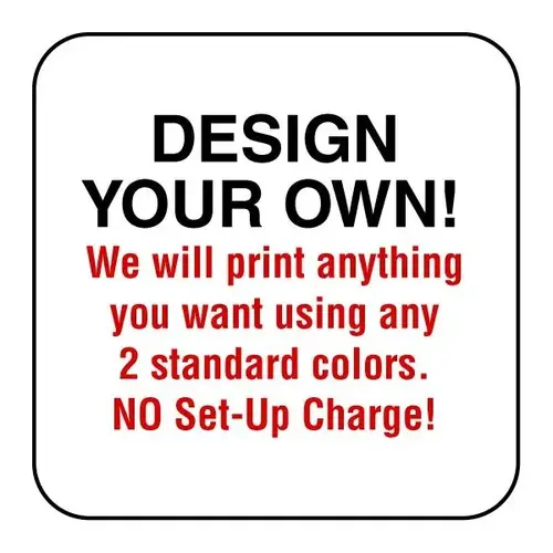 Custom Parking Permit Static Cling, 1-3/4 X 1-3/ - pack of 100 Custom Parking Permit Static Cling, 1-3/4 X 1-3/ - pack of 100
