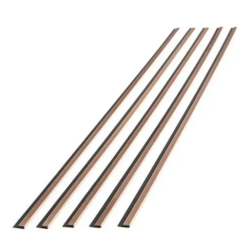 47" Vinyl J Trim, Polished Copper - pack of 5 47" Vinyl J Trim, Polished Copper - pack of 5