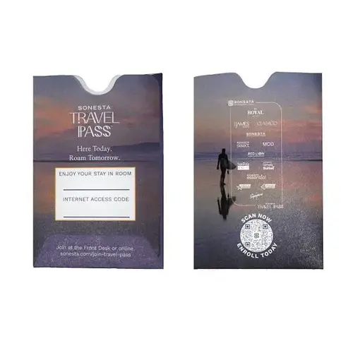Travel Pass Key Envelope - pack of 500 Travel Pass Key Envelope - pack of 500