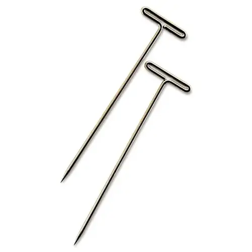 2" Steel Silver T-Pins - pack of 100 2" Steel Silver T-Pins - pack of 100