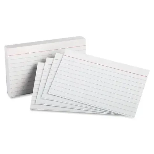 Index Cards 3"X5" White - pack of 100 Index Cards 3"X5" White - pack of 100
