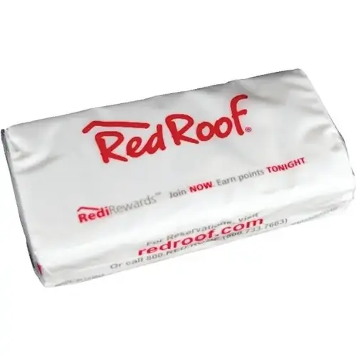 Red Roof Inn Tissue Packet - pack of 192 Red Roof Inn Tissue Packet - pack of 192