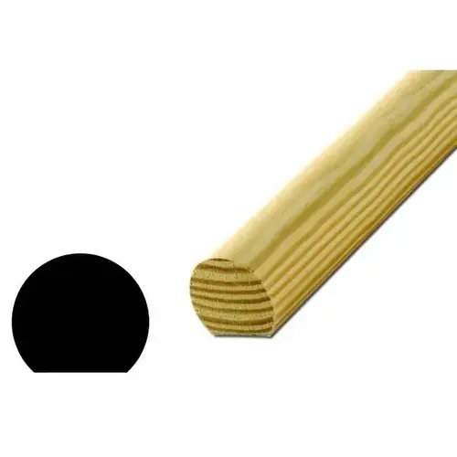 231 Solid Pine Handrail Moulding 96" - pack of 5 231 Solid Pine Handrail Moulding 96" - pack of 5