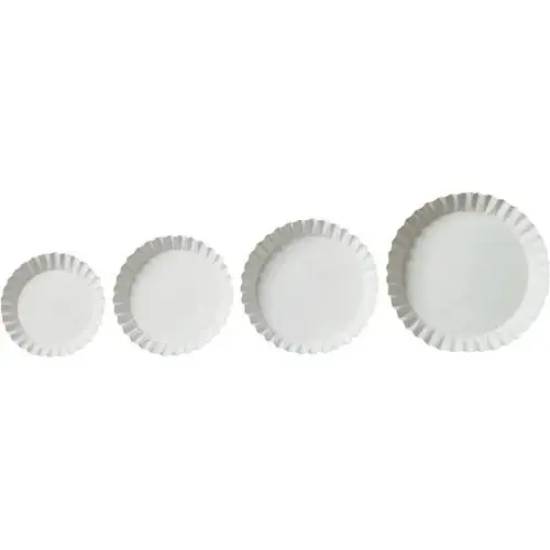 White Uncoated Paper Plates, 6" - pack of 1000 White Uncoated Paper Plates, 6" - pack of 1000