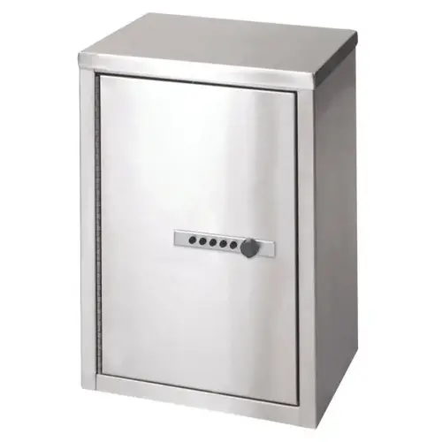 Stainless 8" D Double Door Narcotic Cabinet With Combo Lock Stainless 8" D Double Door Narcotic Cabinet With Combo Lock