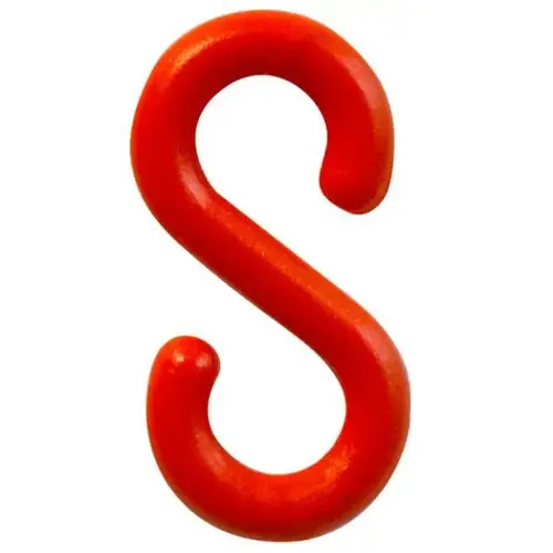 Traffic Orange 2 Inch S-Hook - pack of 10 Traffic Orange 2 Inch S-Hook - pack of 10