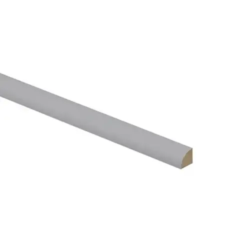 Express Shaker 96 In. W X 0.75 In. D X 0.75 In. H Solid Wood Kitchen Cabinet Quarter Round Molding In Veiled Gray Express Shaker 96 In. W X 0.75 In. D X 0.75 In. H Solid Wood Kitchen Cabinet Quarter Round Molding In Veiled Gray