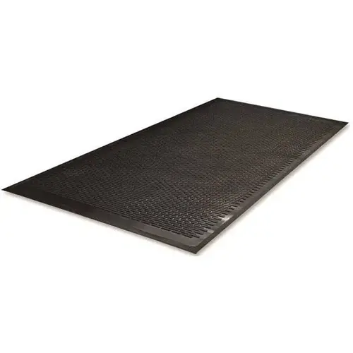 Scraper Outdoor Mat Rubber, 4 ft X 6 ft, Black Scraper Outdoor Mat Rubber, 4 ft X 6 ft, Black