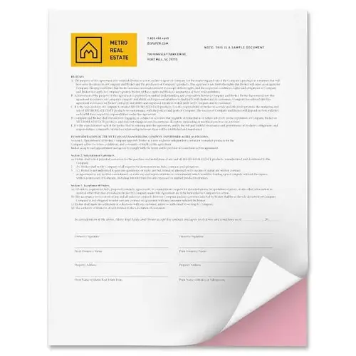 Premium Digital 2-Part Carbonless Paper 8.5"X11" White/Pink - pack of 2500 Premium Digital 2-Part Carbonless Paper 8.5"X11" White/Pink - pack of 2500