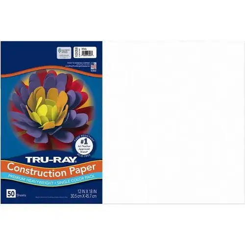 Heavyweight Construction Paper 12"X18" Assorted Colors - pack of 50 Heavyweight Construction Paper 12"X18" Assorted Colors - pack of 50