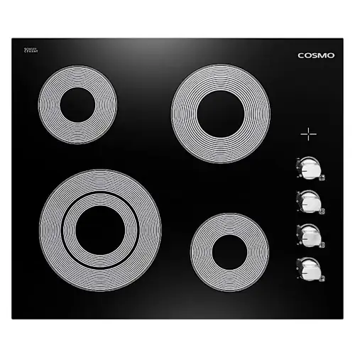 24" Electric Ceramic Glass Cooktop With 4 Elements 24" Electric Ceramic Glass Cooktop With 4 Elements