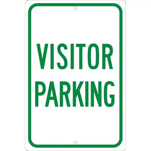 Engineer Grade Reflective Aluminum Visitor Parking 18" X 12" Sign Engineer Grade Reflective Aluminum Visitor Parking 18" X 12" Sign