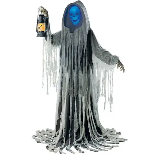 6 ft4" Motion-Activated Talking Looming Phantom 6 ft4" Motion-Activated Talking Looming Phantom
