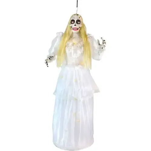 5 ft Touch-Activated Hanging Spinning Bride 5 ft Touch-Activated Hanging Spinning Bride