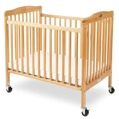 Mini/Portable Folding Wood Crib, Natural Mini/Portable Folding Wood Crib, Natural