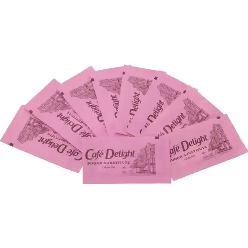 Cafe Delight Sugar Substitute Pink Packets - pack of 2000 Cafe Delight Sugar Substitute Pink Packets - pack of 2000