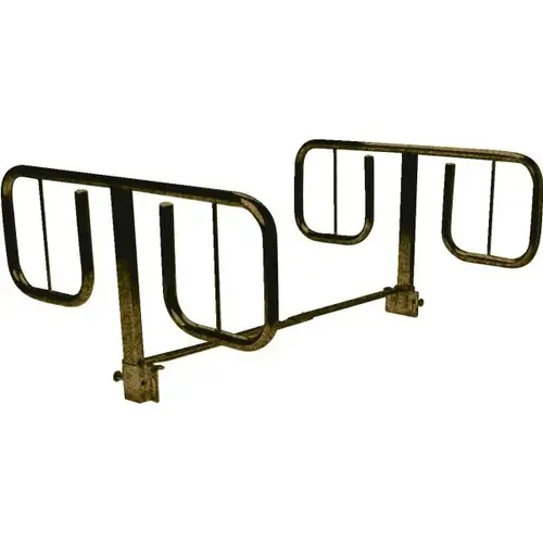 Universal T-Style Bed Half Rail, 1"D, Brown Vein - pack of 2 Universal T-Style Bed Half Rail, 1"D, Brown Vein - pack of 2