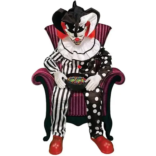 4 ft5" Animatronic Hartley The Sitting Scare Clown 4 ft5" Animatronic Hartley The Sitting Scare Clown