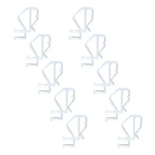 Valance Clip For 2 In. Blinds, White - pack of 10 Valance Clip For 2 In. Blinds, White - pack of 10