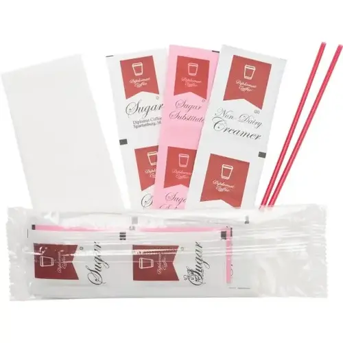 Rdi-Usa - Deluxe Clear Condiment Kit, Case Of 500 - pack of 500 Rdi-Usa - Deluxe Clear Condiment Kit, Case Of 500 - pack of 500
