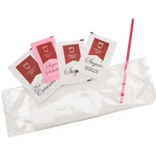 Rdi-Usa Clear Condiment Kit, Case Of 500 - pack of 500 Rdi-Usa Clear Condiment Kit, Case Of 500 - pack of 500