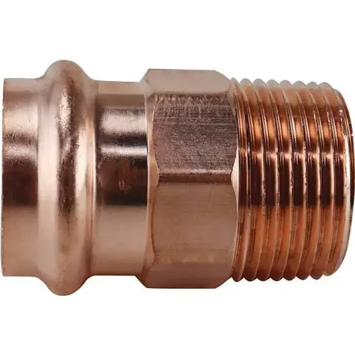 1 In. X 1 In. Copper Press X Mpt Male Adapter 1 In. X 1 In. Copper Press X Mpt Male Adapter
