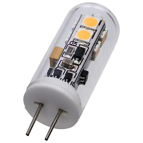 2 Watt LED T4 Bulb, G4 Base, 3000k, 12 Volt, Clear - pack of 20 2 Watt LED T4 Bulb, G4 Base, 3000k, 12 Volt, Clear - pack of 20