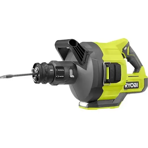 One+ 18v Cordless Drain Auger With 35 ft Cable, Tool Only One+ 18v Cordless Drain Auger With 35 ft Cable, Tool Only