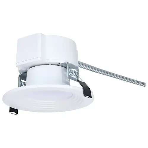 4" LED Commercial Downlight, Adjustable CCT / Watt, Dual Dimming, White 4" LED Commercial Downlight, Adjustable CCT / Watt, Dual Dimming, White
