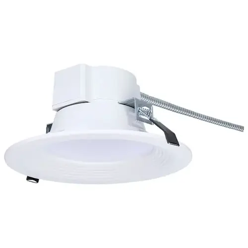 6" LED Commercial Downlight, Adjustable CCT / Watt, Dual Dimming, White 6" LED Commercial Downlight, Adjustable CCT / Watt, Dual Dimming, White