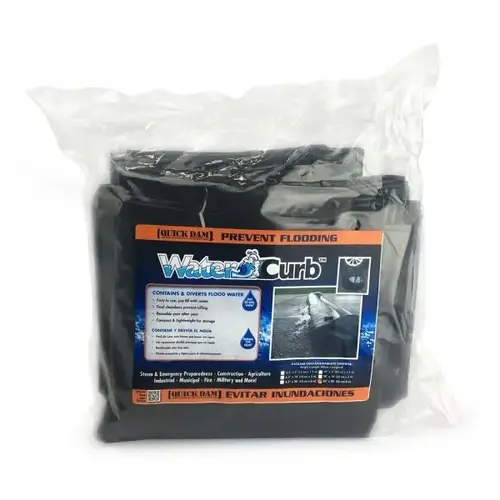 Water Curb, 10"H X 20 ftL Water-Filled Flood Barrier Water Curb, 10"H X 20 ftL Water-Filled Flood Barrier
