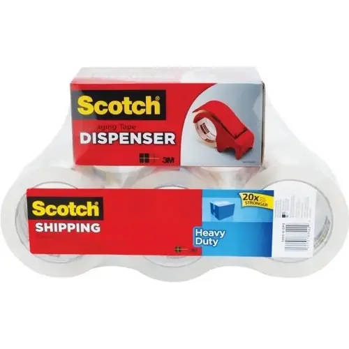 Scotch Heavy Duty Packaging Tape And Dispenser - pack of 6 Scotch Heavy Duty Packaging Tape And Dispenser - pack of 6