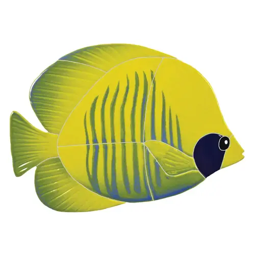5" X 8" Artistry Tiger Tang Yellow Ceramic Tile Designs 5" X 8" Artistry Tiger Tang Yellow Ceramic Tile Designs