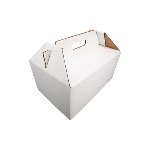 Catering Take-Out Box Barn 18X12X9 IN White - pack of 25 Catering Take-Out Box Barn 18X12X9 IN White - pack of 25
