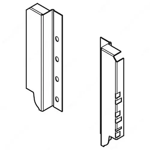 Back Fixings Brackets for Drawer Height "C" (192 mm, 7-1/2") Back Fixings Brackets for Drawer Height "C" (192 mm, 7-1/2")