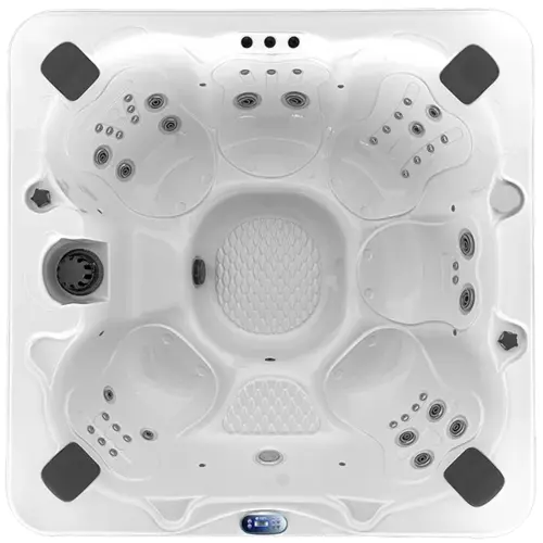 Spa 6-Seat Bench Gw/M High Gloss White Spa - Mist Cabinets - 45 Jets - 84" X 84" X 36" - Hps 745 Bench 425 Gallon Spa 6-Seat Bench Gw/M High Gloss White Spa - Mist Cabinets - 45 Jets - 84" X 84" X 36" - Hps 745 Bench 425 Gallon