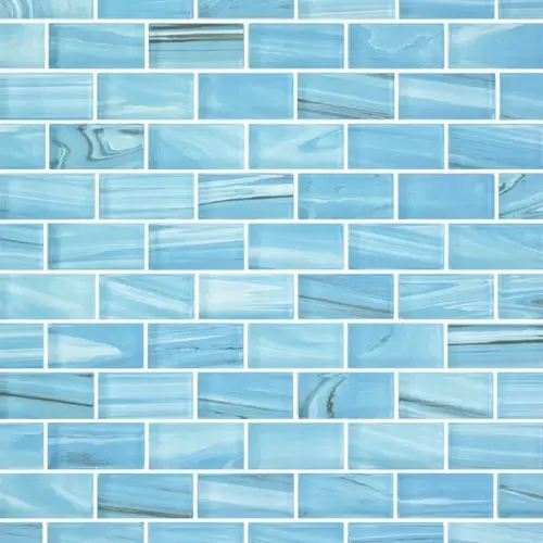 1" x 2" Orient Pearl Series Glass Tile, Visayas 1" x 2" Orient Pearl Series Glass Tile, Visayas