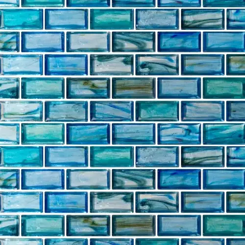 1" x 2" Marquis Royal Crown Glass, Glass Mosaic, 11 SQFT/Box Sold By Sheet Turquoise 1" x 2" Marquis Royal Crown Glass, Glass Mosaic, 11 SQFT/Box Sold By Sheet Turquoise