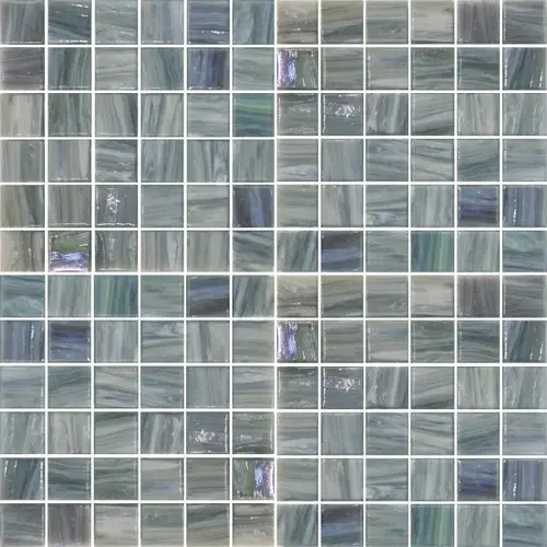 1" x 1" Fiji Exotic Places, Glass Mosaic, 15 SQFT/Box Sold By Sheet Gray 1" x 1" Fiji Exotic Places, Glass Mosaic, 15 SQFT/Box Sold By Sheet Gray