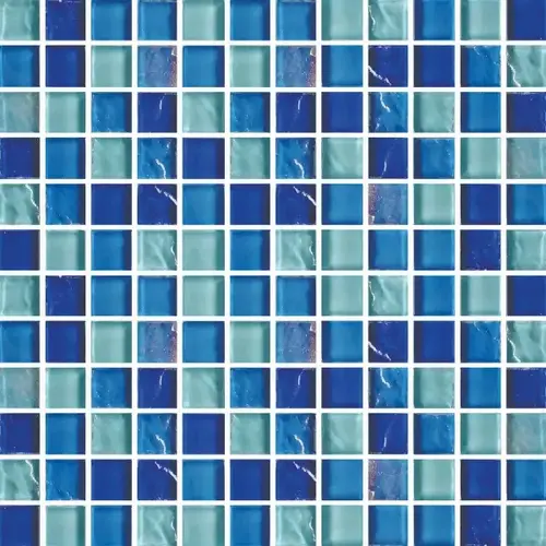 1" x 1" Padre Texas Beaches, Glass Mosaic, 11 SQFT/Box Sold By Sheet Blue 1" x 1" Padre Texas Beaches, Glass Mosaic, 11 SQFT/Box Sold By Sheet Blue