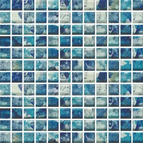 1" x 1" Siesta Florida Beaches Glass, Glass Mosaic, 11 SQFT/Box Sold By Sheet 1" x 1" Siesta Florida Beaches Glass, Glass Mosaic, 11 SQFT/Box Sold By Sheet