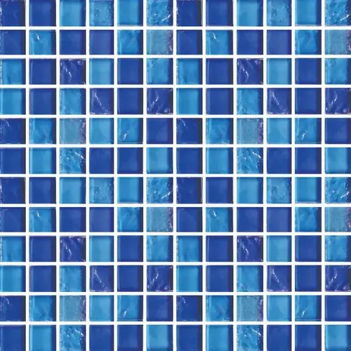 1" x 1" Surfside Texas Beaches, Glass Mosaic, 11 SQFT/Box Sold By Sheet Blue 1" x 1" Surfside Texas Beaches, Glass Mosaic, 11 SQFT/Box Sold By Sheet Blue